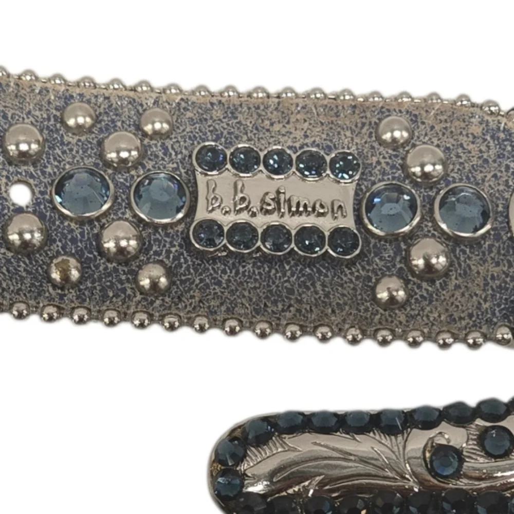 Bb Simon Belt With Swarovski Crystals SZ‎ M
